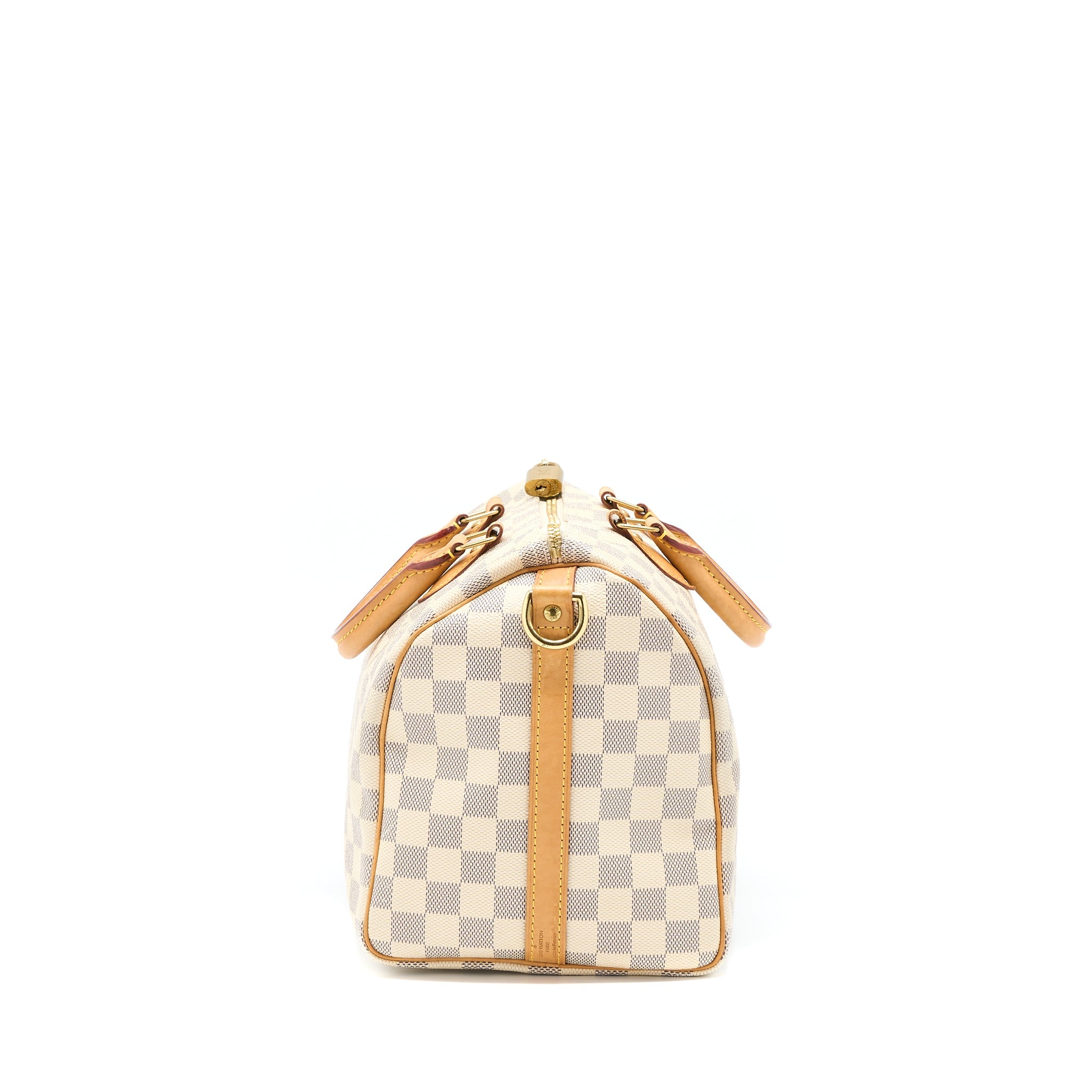 LOUIS VUITTON SPEEDY BANDOULIERE 30 DAMIER AZUR GHW
