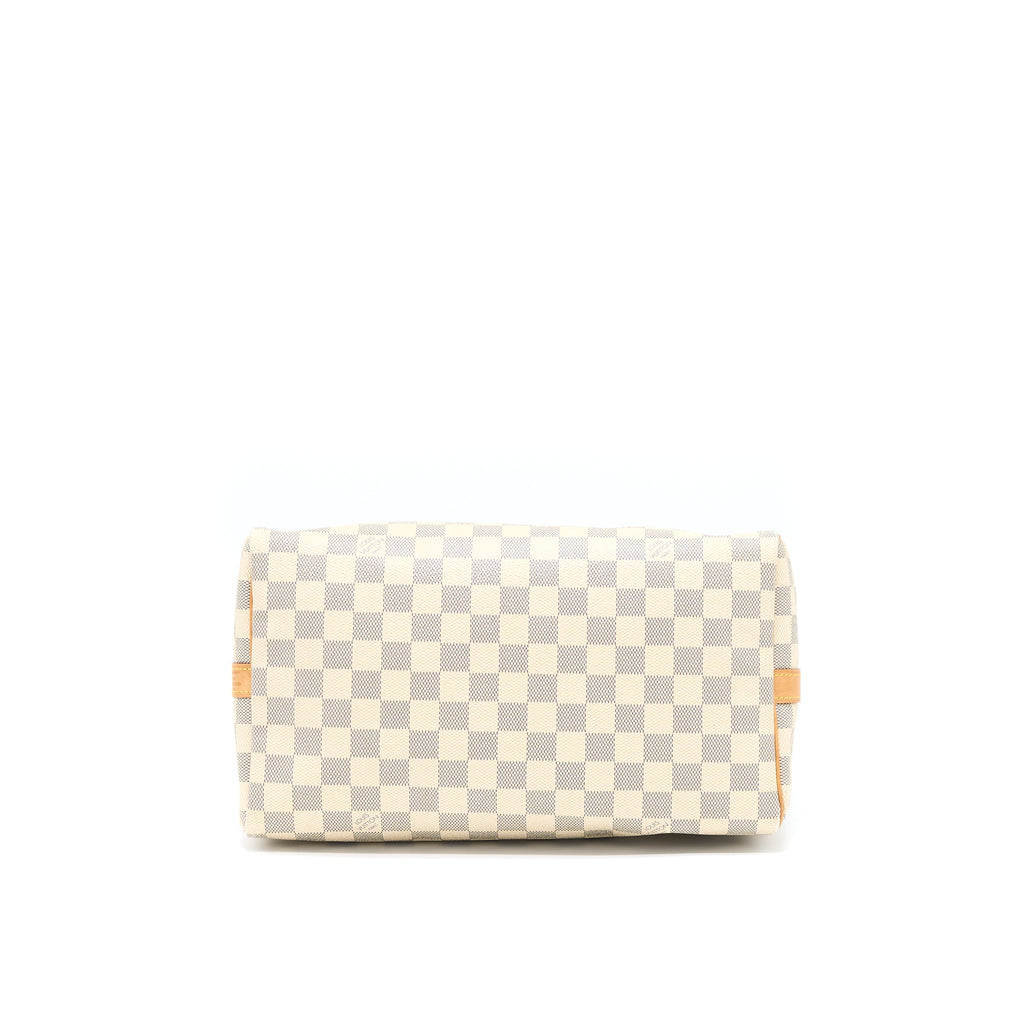 LOUIS VUITTON SPEEDY BANDOULIERE 30 DAMIER AZUR GHW