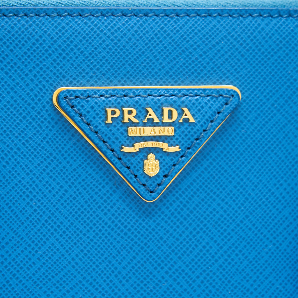 PRADA GALLERIA TOTE BAG LAKE BLUE