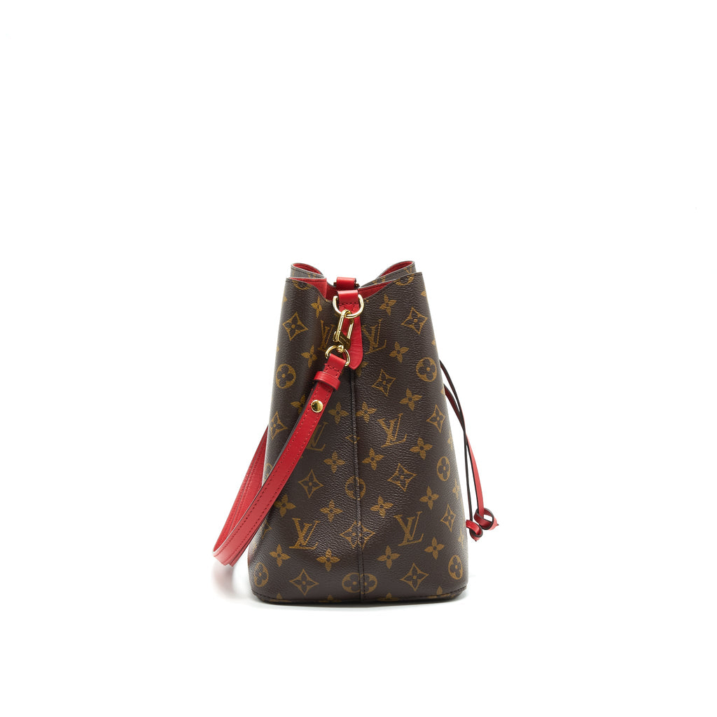 LOUIS VUITTON NEO NOE MONOGRAM CANVAS RED