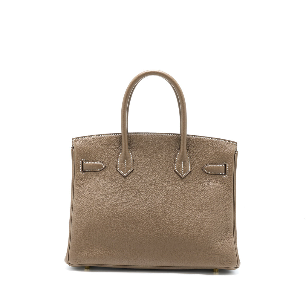 HERMES BIRKIN 30 CLEMENCE ETOUPE GHW