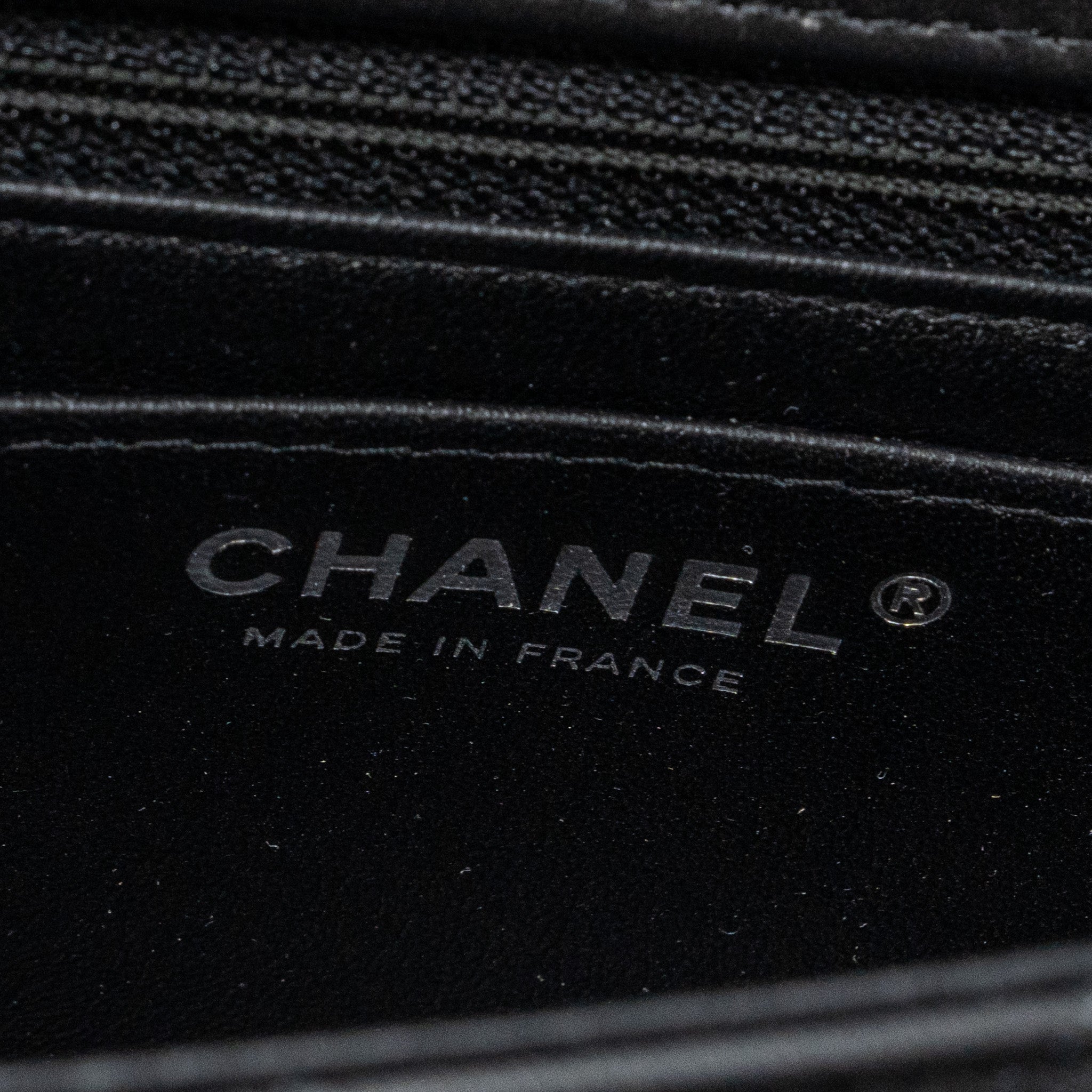 CHANEL MINI RECTANGULAR FLAP BAG LAMBSKIN BLACK SHW  (MICROCHIP)