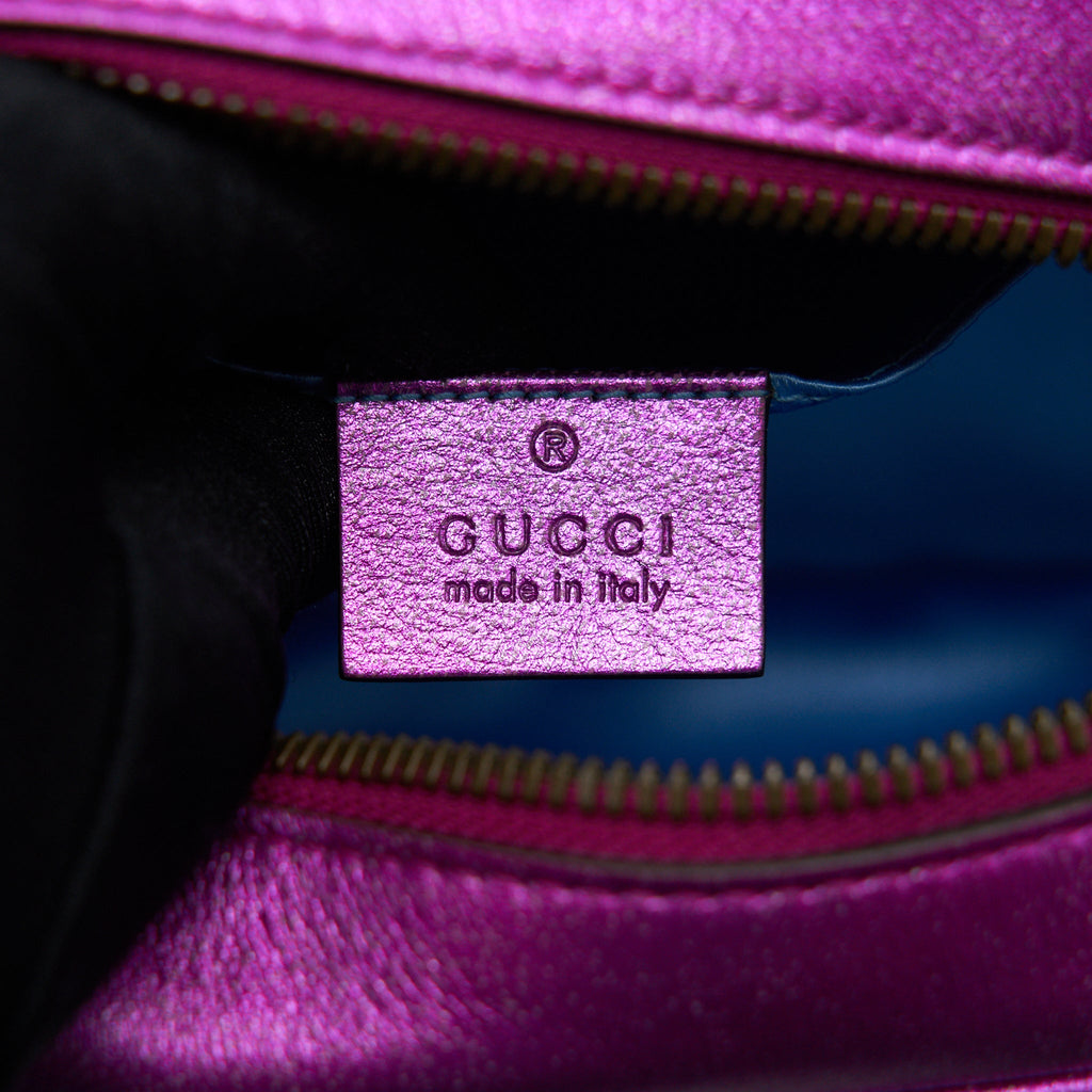 GUCCI GG MARMONT MATELASSÉ SMALL SHOULDER BAG MULTICOLOUR