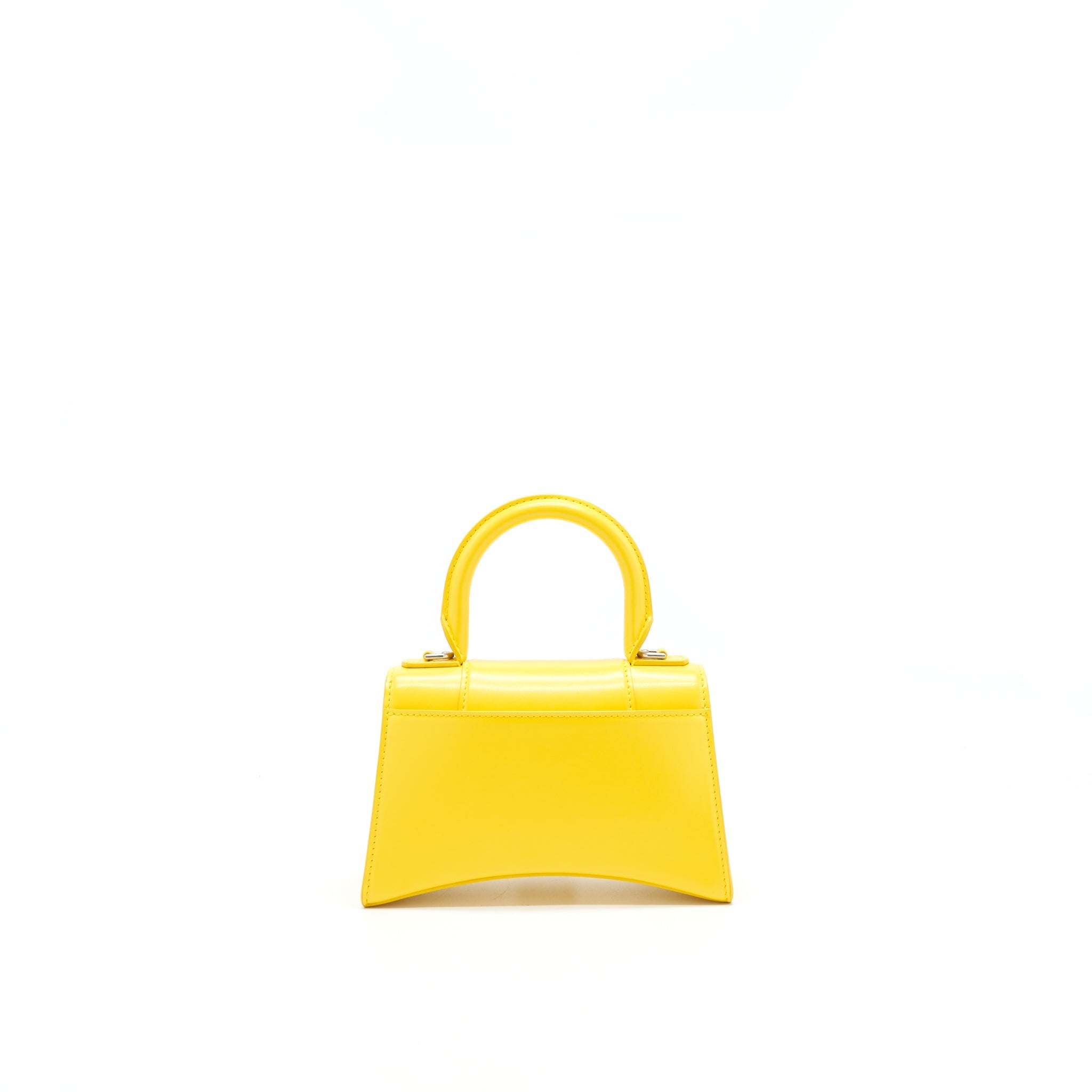 BALENCIAGA HOURGLASS XS TOP HANDLE YELLOW