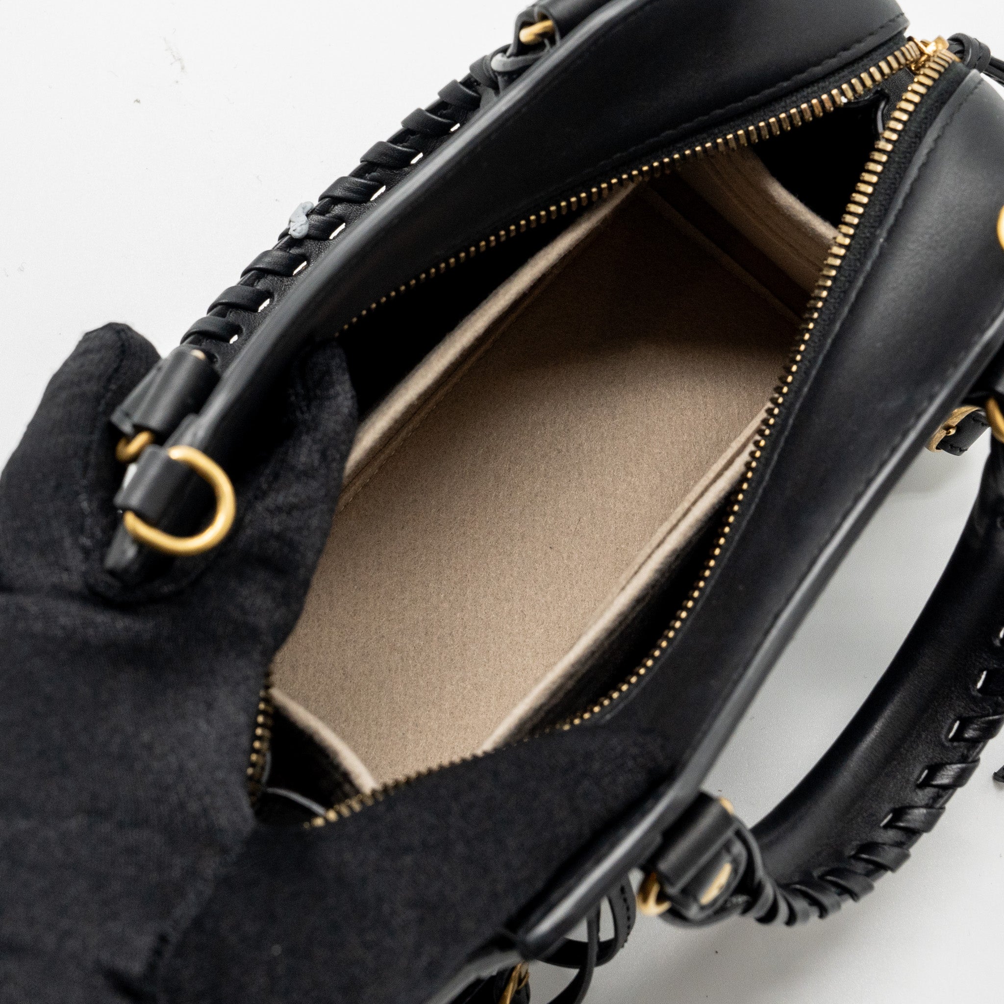 BALENCIAGA NEO CLASSIC MINI HANDBAG SMOOTH CALFSKIN BLACK GHW