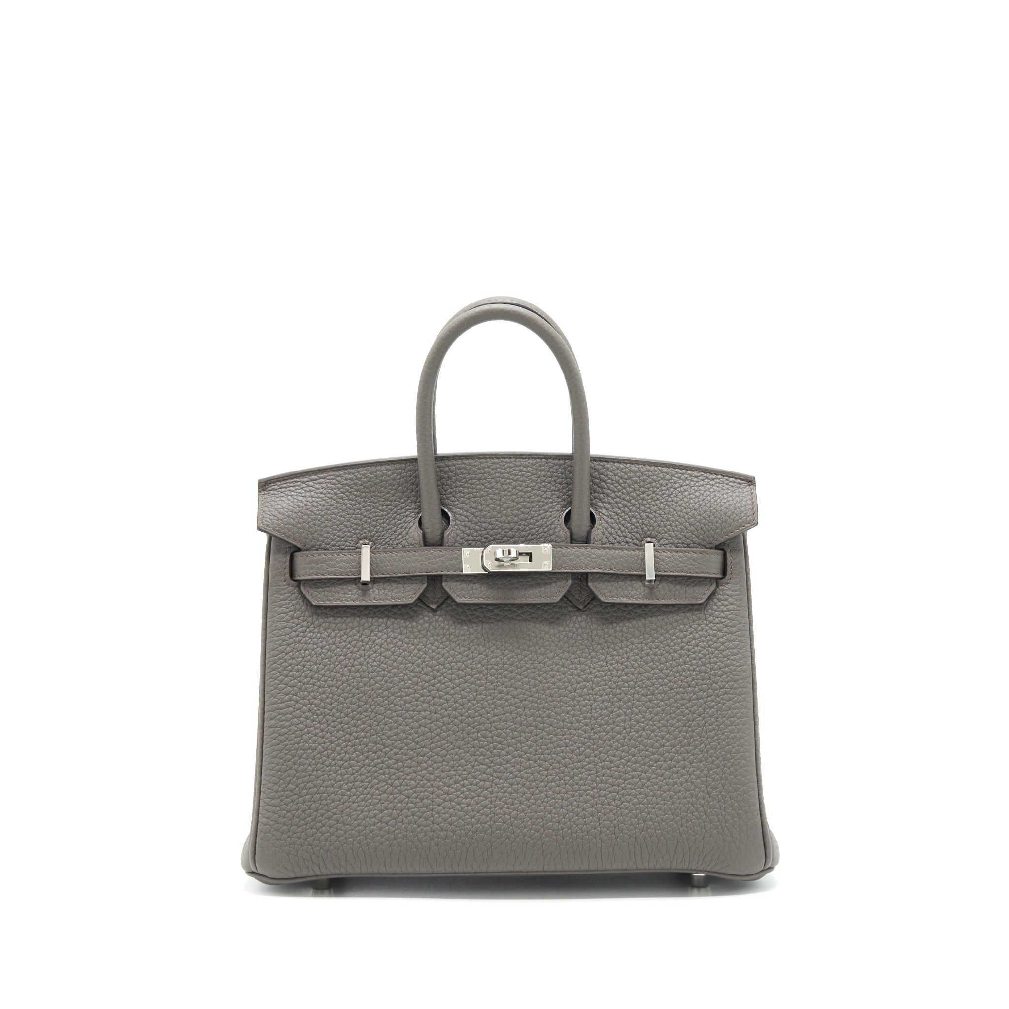 HERMES BIRKIN 25 TOGO GRIS ETAIN SHW
