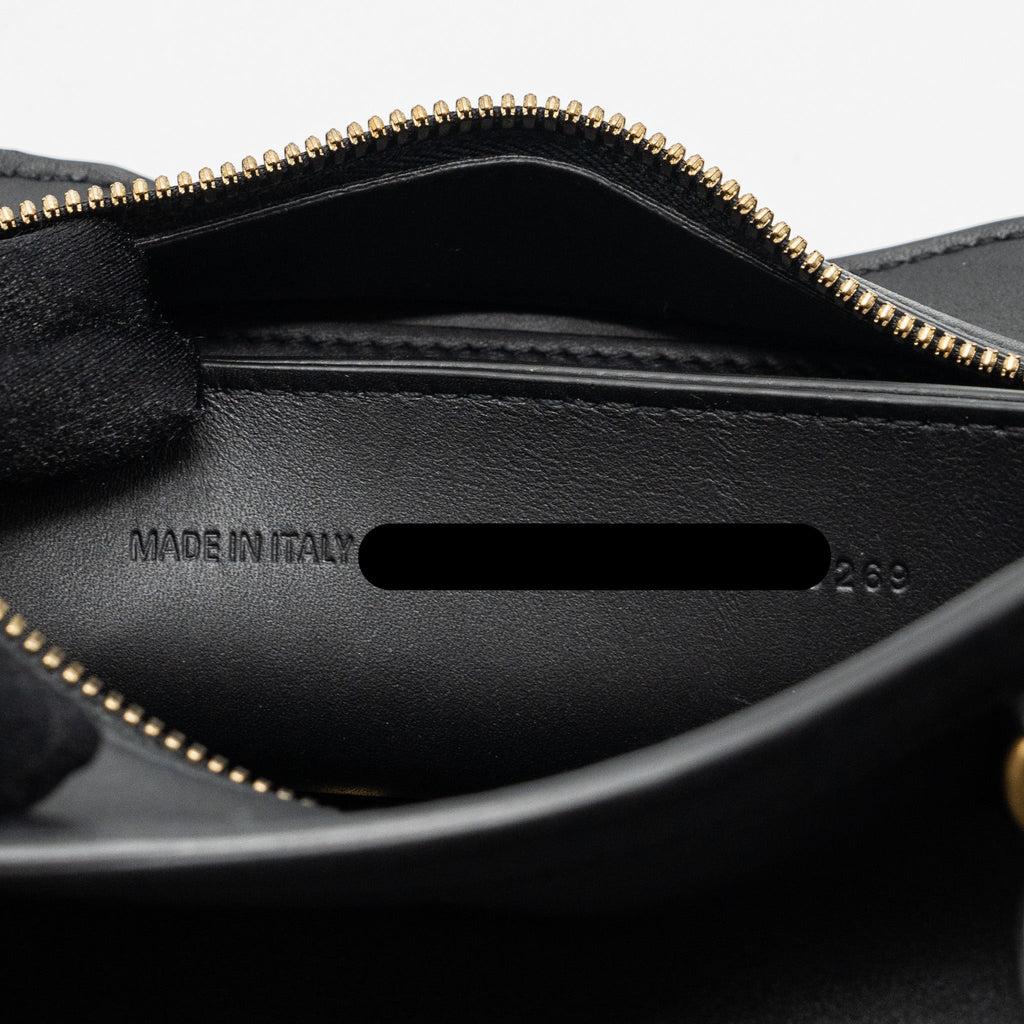 BALENCIAGA NEO CLASSIC MINI HANDBAG SMOOTH CALFSKIN BLACK GHW