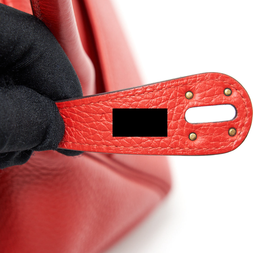 HERMES LINDY 26 ROUGE TOMATE GHW