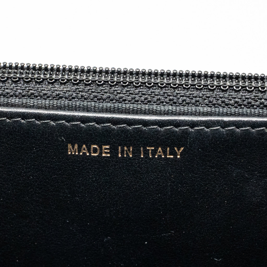 CHANEL BOY WALLET ON CHAIN CAVIAR BLACK GHW (MICROCHIP)