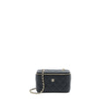CHANEL LONG VANITY CASE CAVIAR BLACK LGHW