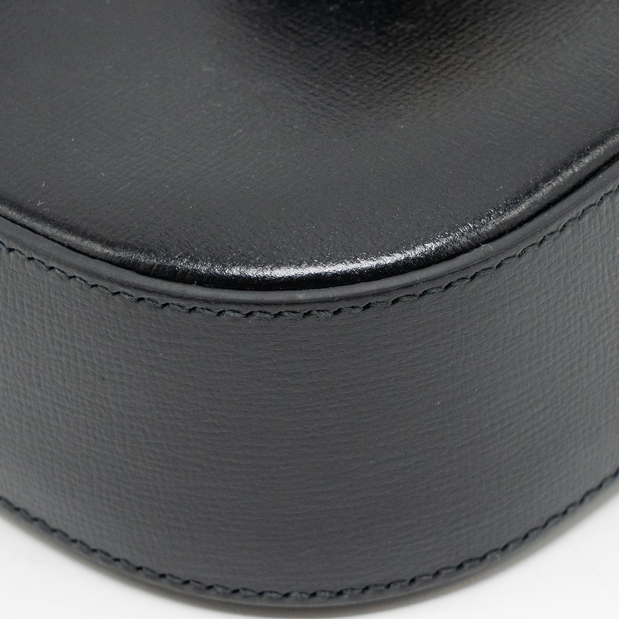 GUCCI HORSEBIT 1955 SMALL SHOULDER BAG CALFSKIN BLACK GHW