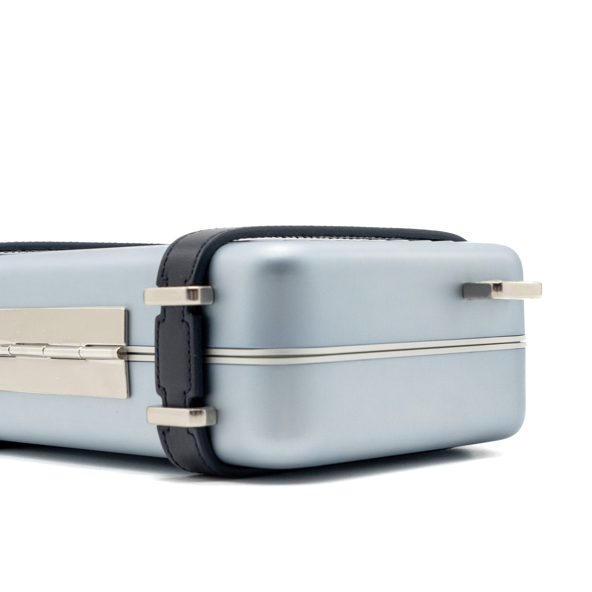DIOR X RIMOWA CLUTCH TRUNK BAG ALUMINIUM / CALFSKIN SILVER / BLACK SHW
