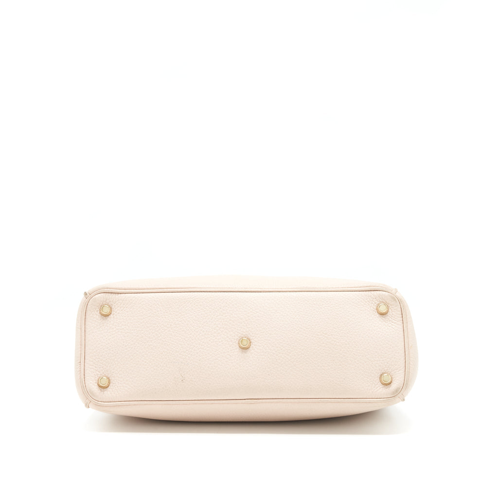 DIOR VIP DIORISSIMO TOTE BAG GRAINED CALFSKIN BEIGE GHW