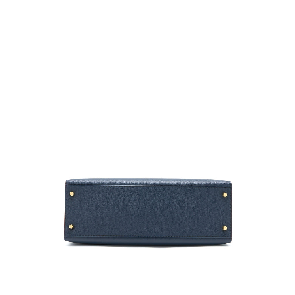 HERMES KELLY 32 EPSOM BLUE INDIGO GHW