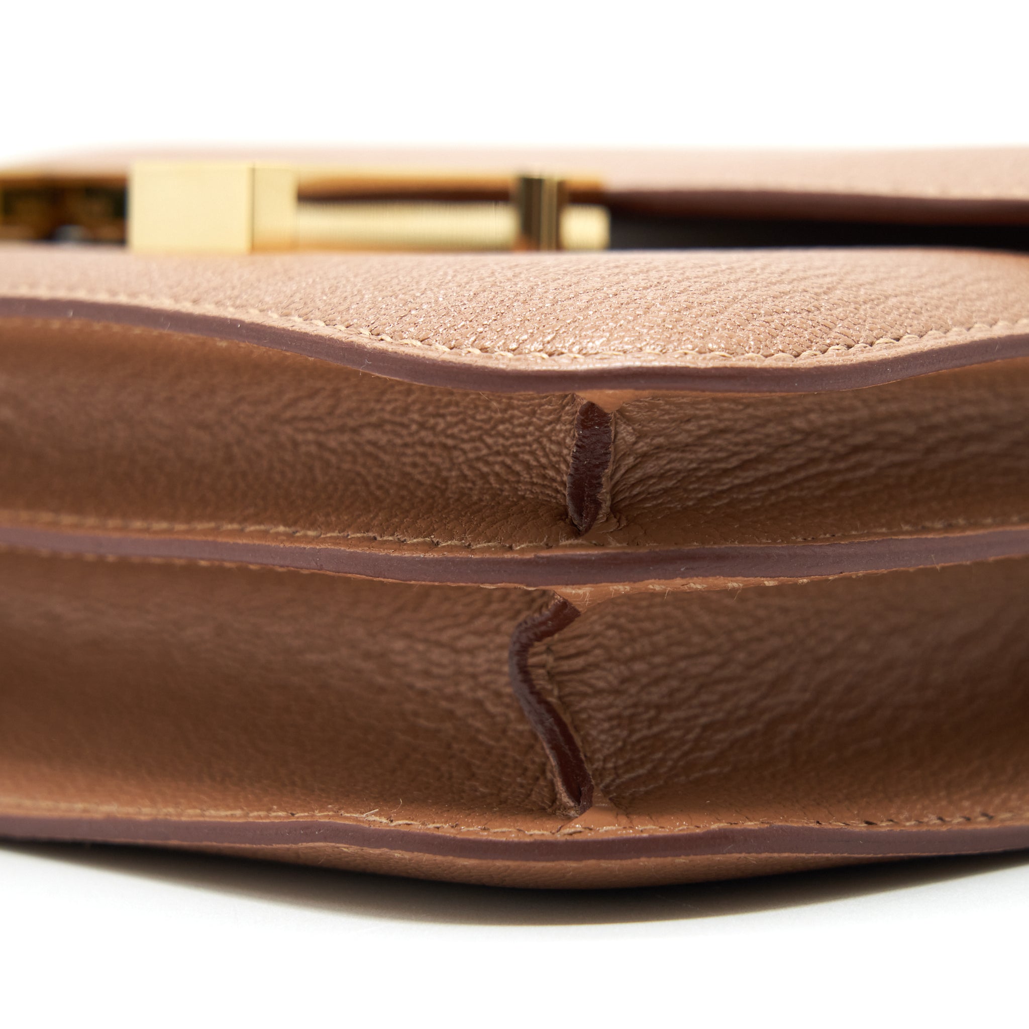 HERMES MINI CONSTANCE CHÈVRE MYSORE 2J QUEBRACHO RGHW STRAP Z