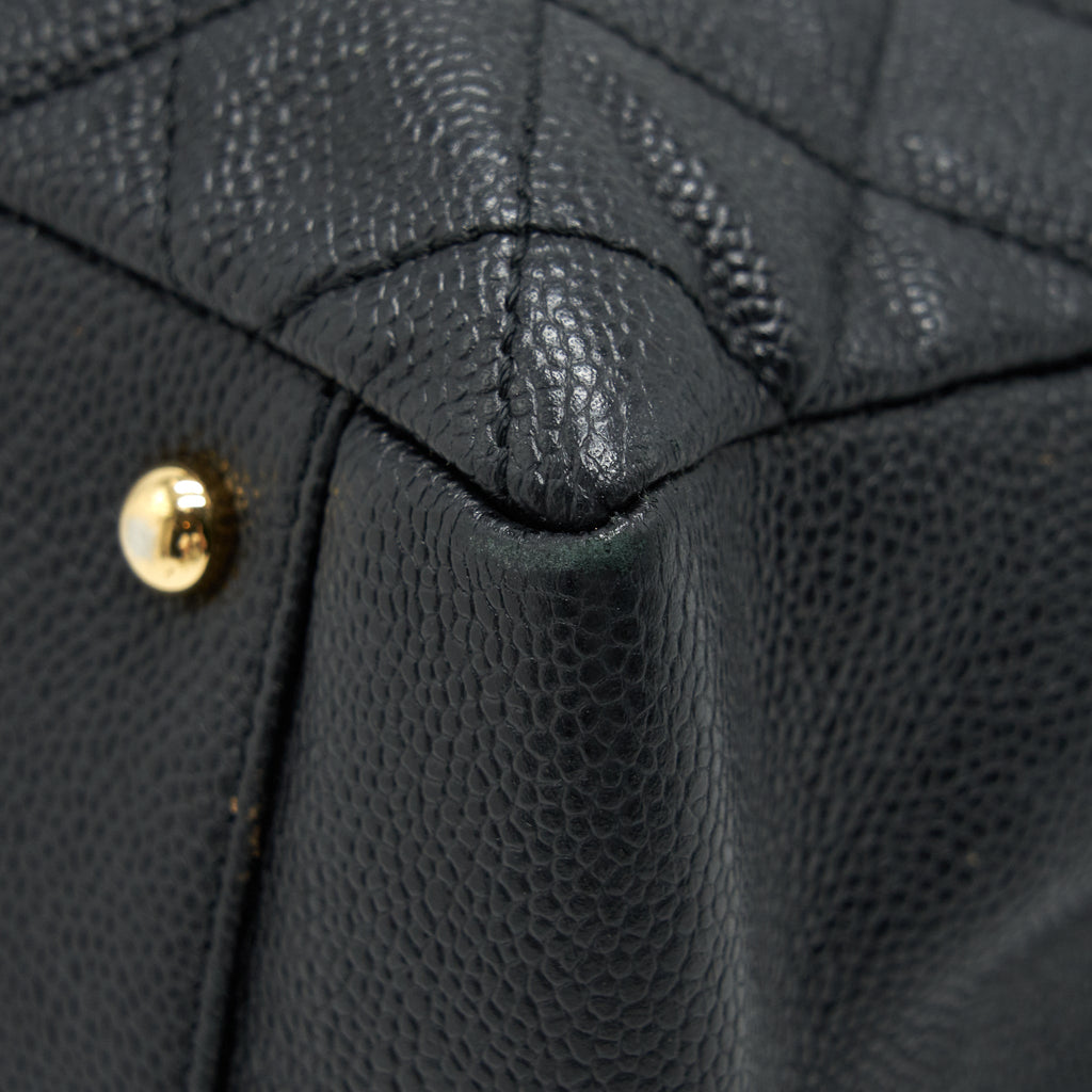 CHANEL GRAND SHOPPING TOTE CAVIAR GHW