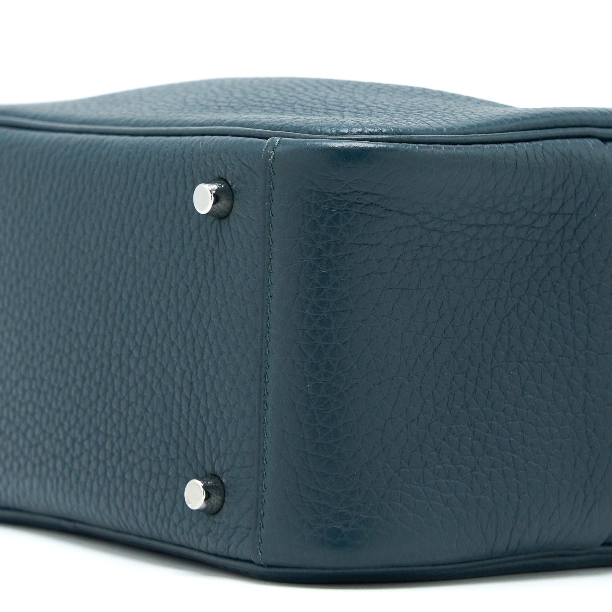 HERMES MINI LINDY CLEMENCE VERT CYPRES SHW