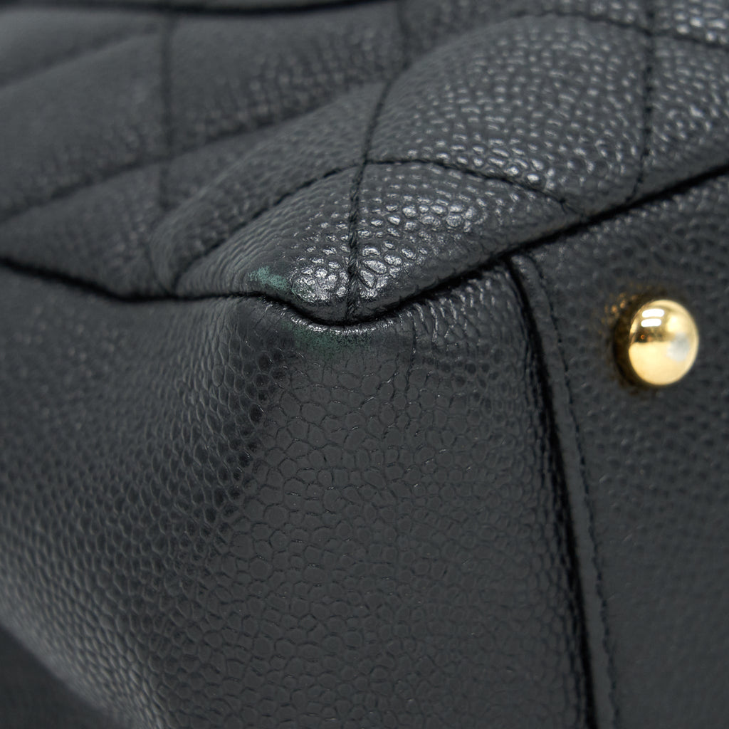 CHANEL GRAND SHOPPING TOTE CAVIAR GHW