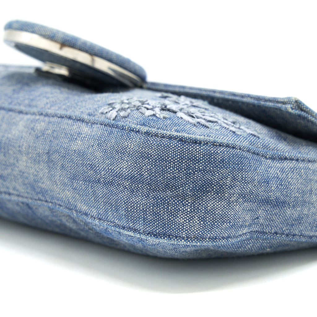 FENDI LIMITED EDITION BAGUETTE DENIM SHW