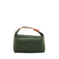 HERMES BRIDE-A-BRAC CASE LARGE MODEL TRAVEL POUCH DARK GREEN