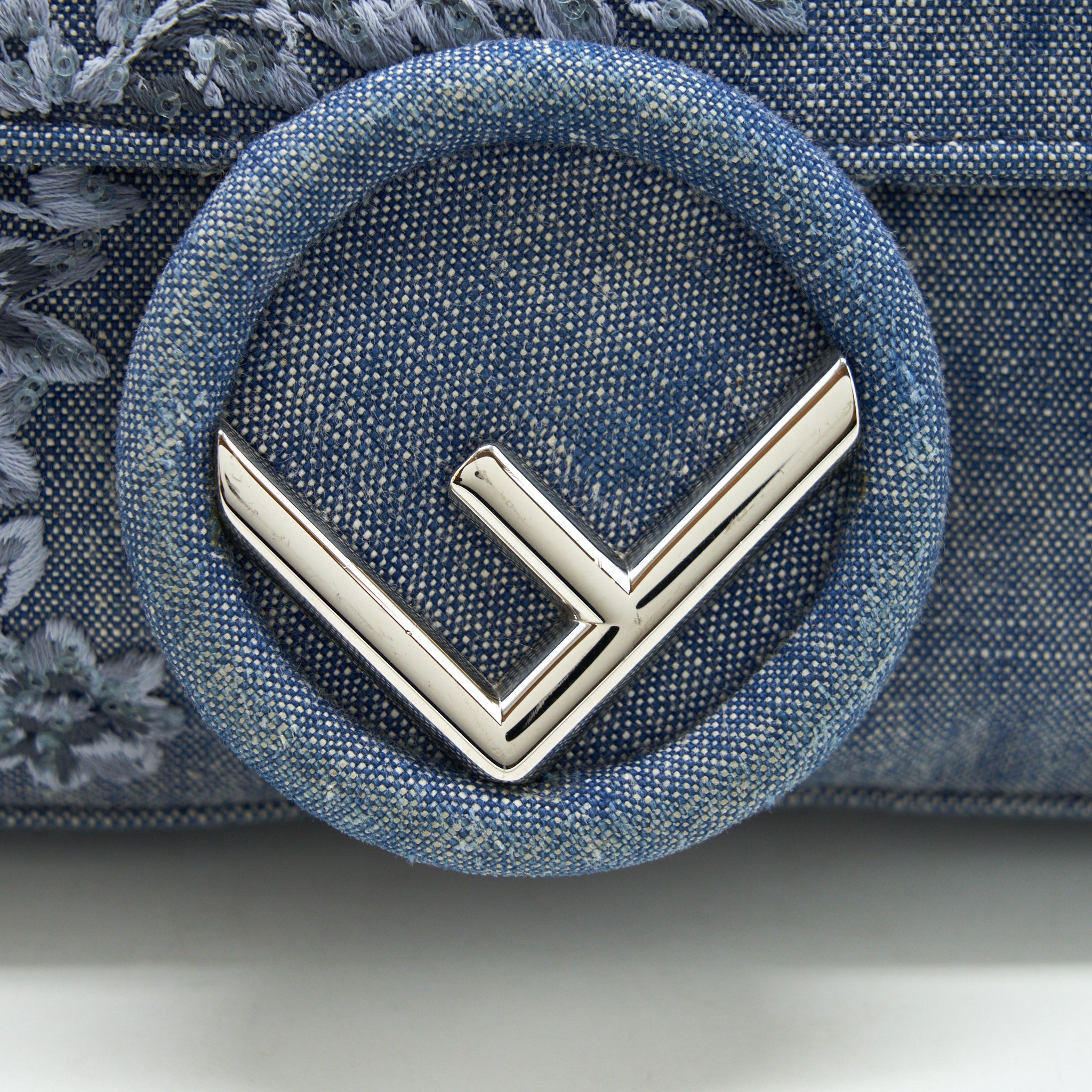 FENDI LIMITED EDITION BAGUETTE DENIM SHW