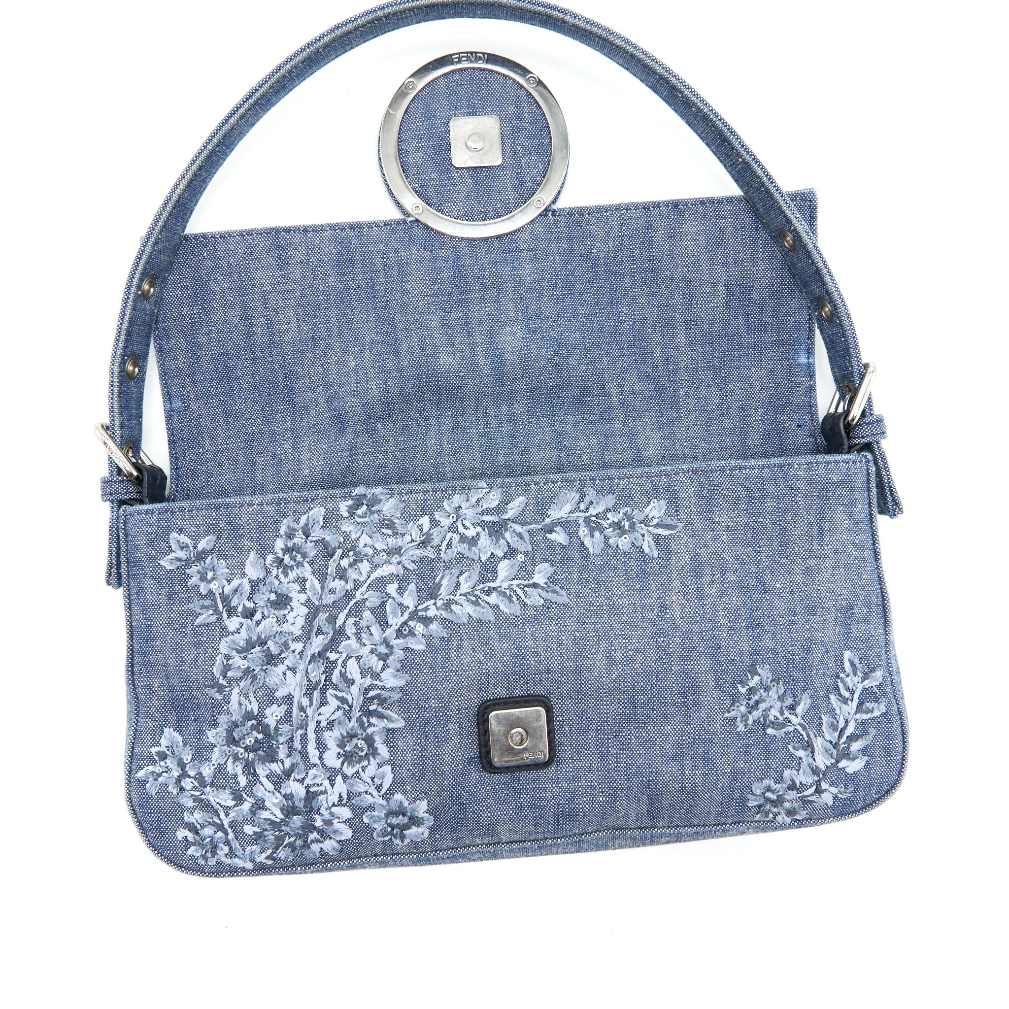 FENDI LIMITED EDITION BAGUETTE DENIM SHW