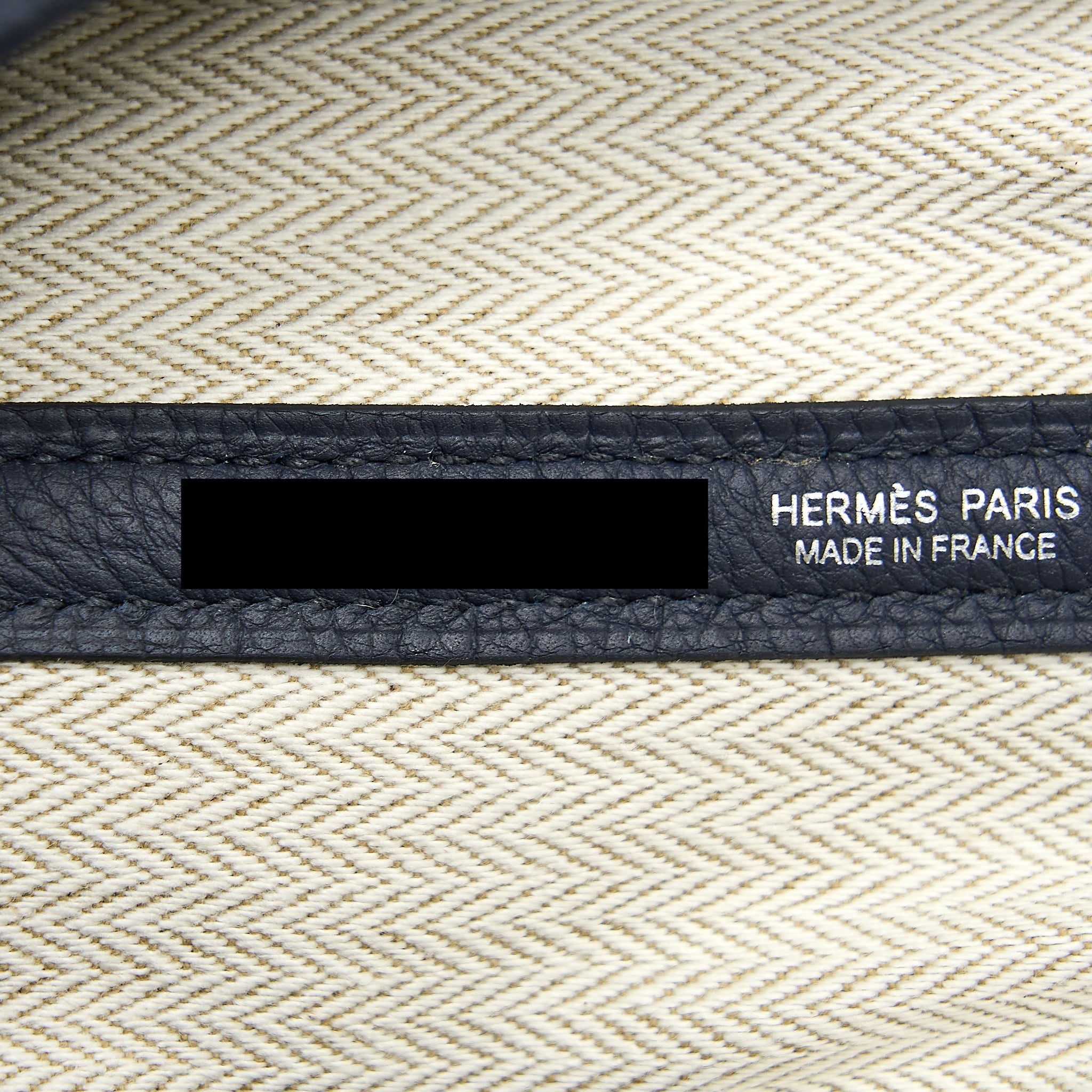 HERMES GARDEN PARTY 36 BLEU INDIGO SHW