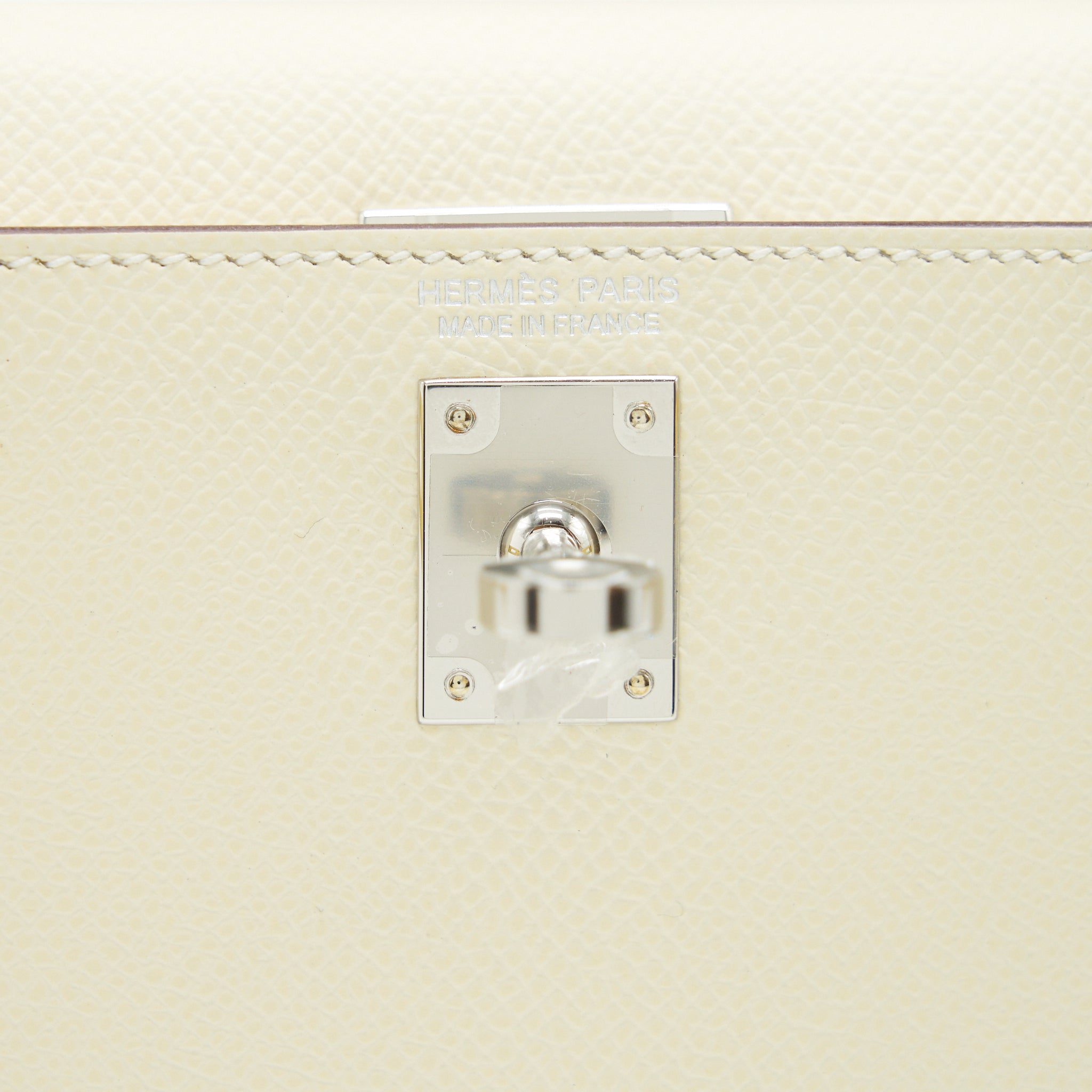 HERMES MINI KELLY Ⅱ EPSOM NATA/ SESAME / JAUNE POUSSIN SHW
