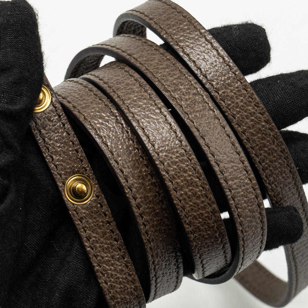 GUCCI X BALENCIAGA THE HACKER PROJECT PHONE CROSSBODY BAG CANVAS/LEATHER BROWN/MULTICOLOUR GHW