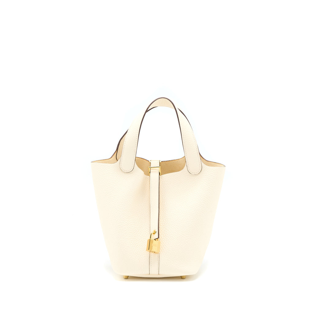 HERMES PICOTIN 18 LOCK BAG CLEMENCE NATA GHW