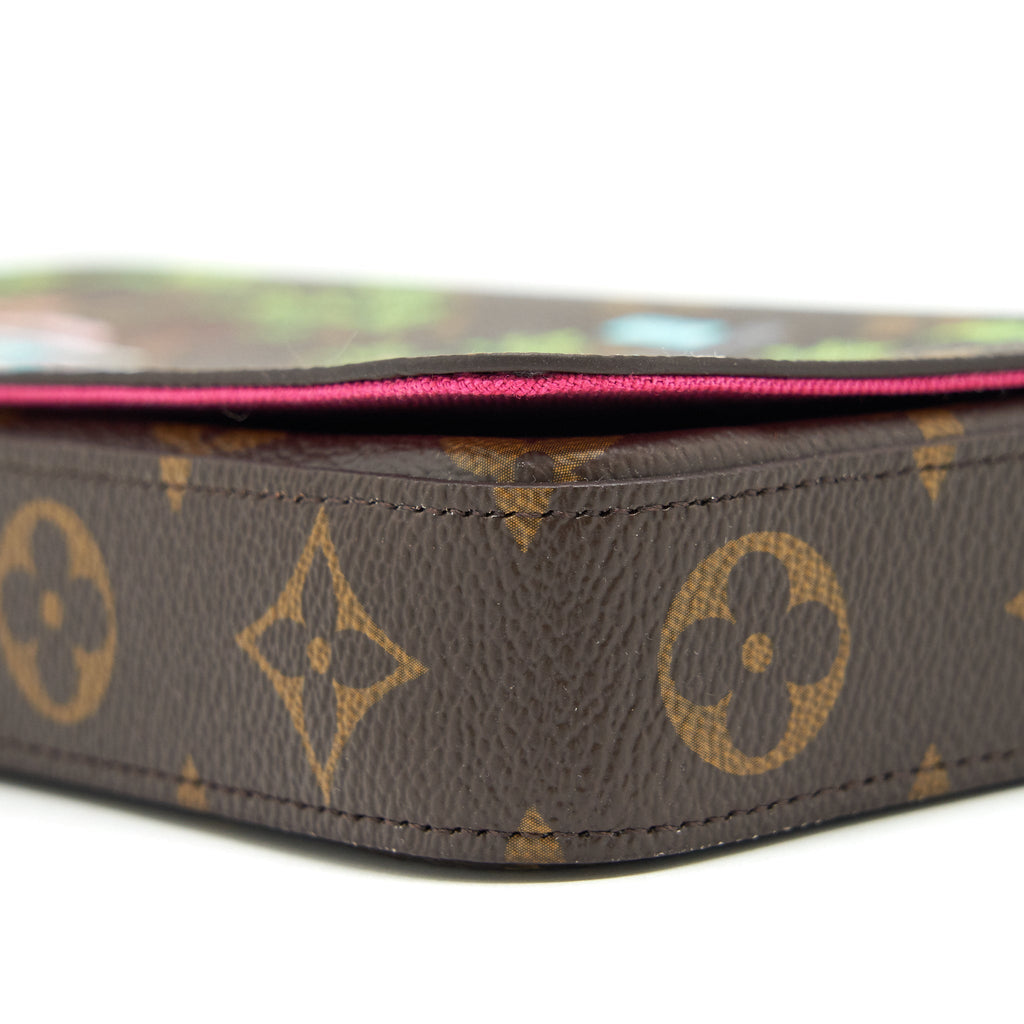 LOUIS VUITTON 2021 CHRISTMAS LIMITED FÉLICIE POCHETTE GHW