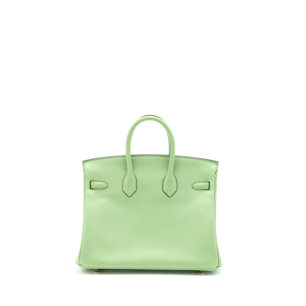 HERMES BIRKIN 25 SWIFT 3I VERT CRIQUET GHW
