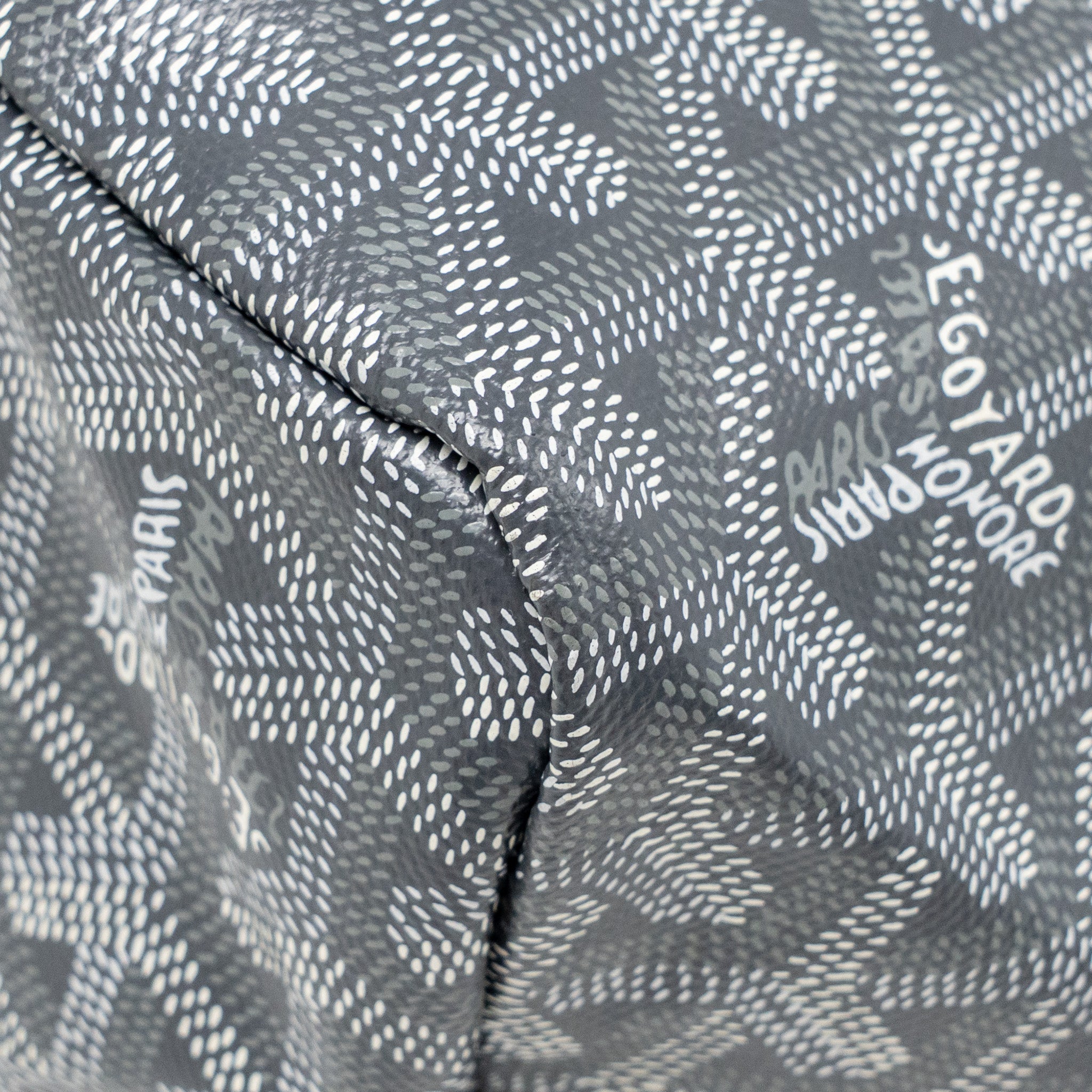 GOYARD SAINT LOUIS PM TOTE GOYARDLINE CANVAS GREY SHW