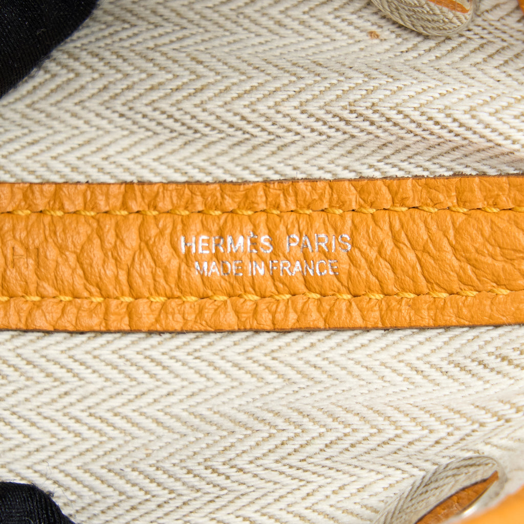 HERMES GARDEN PARTY 30 9U MOUTARDE SHW