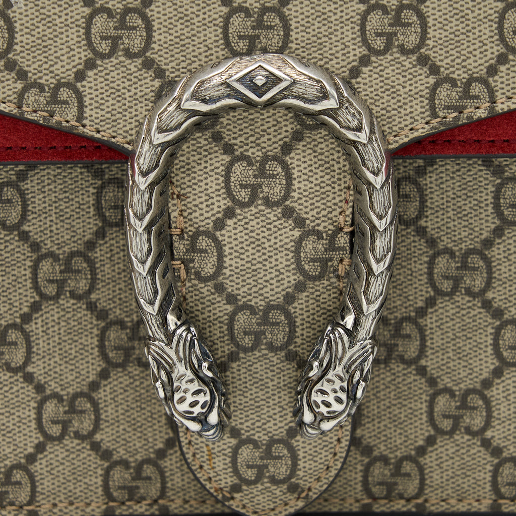 GUCCI DIONYSUS SMALL GG SHOULDER BAG SUPREME CANVAS SHW