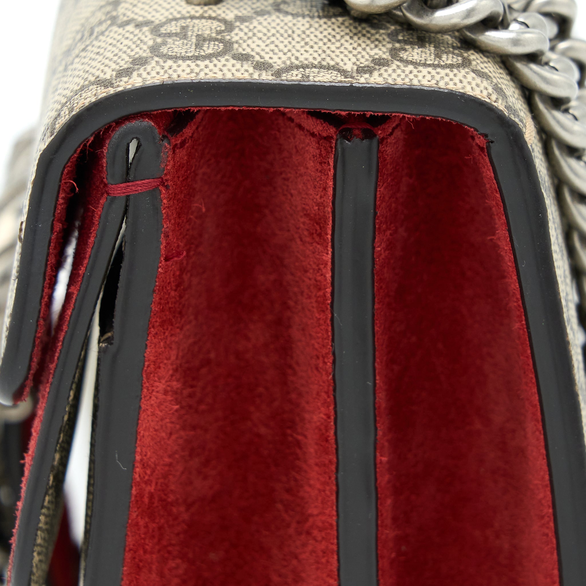 GUCCI DIONYSUS SMALL GG SHOULDER BAG SUPREME CANVAS SHW