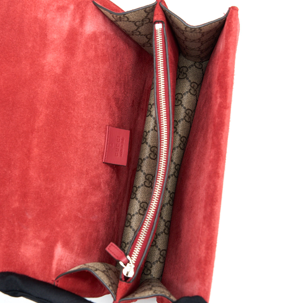 GUCCI DIONYSUS SMALL GG SHOULDER BAG SUPREME CANVAS SHW