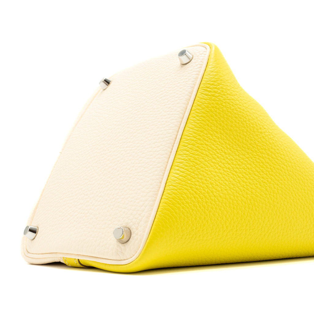 HERMES PICOTIN 18 CLEMENCE LIME/NATA SHW