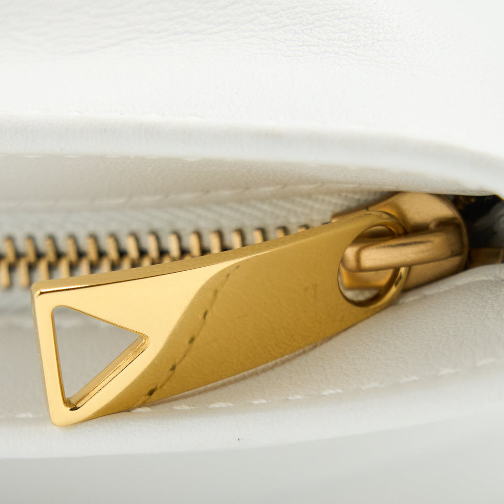 BOTTEGA VENETA THE TWIST MINI BAG WHITE GHW