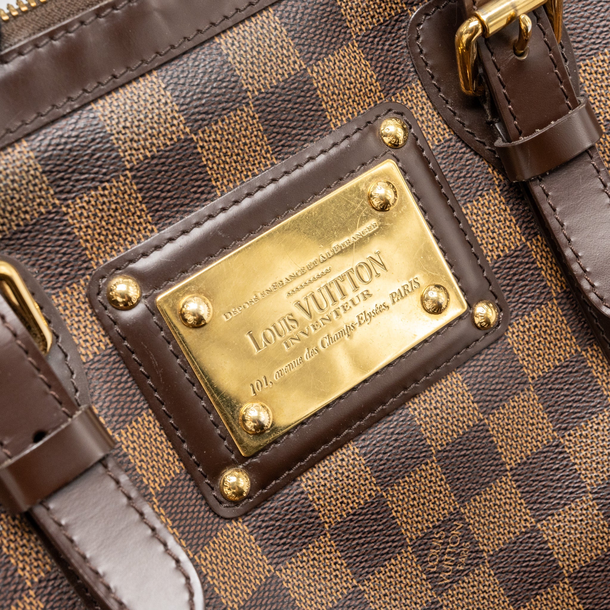 LOUIS VUITTON BERKELEY BAG DAMIER EBENE GHW