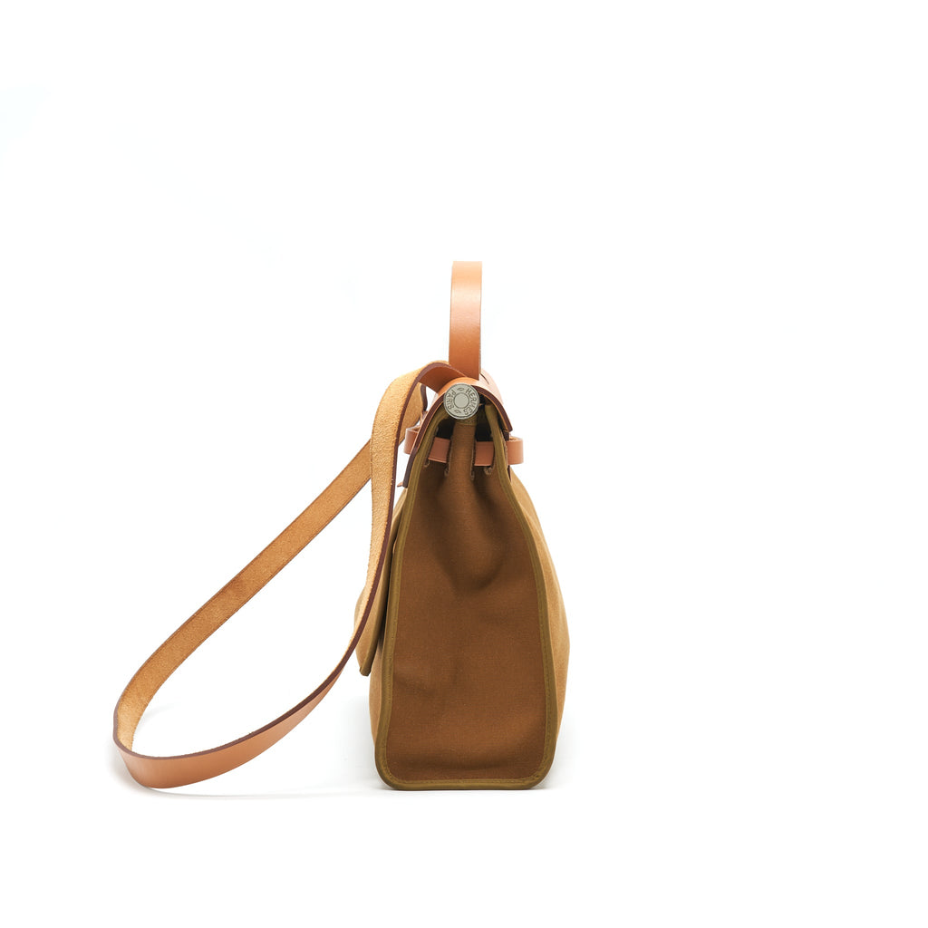 HERMES HERBAG GOLD WITH SHW