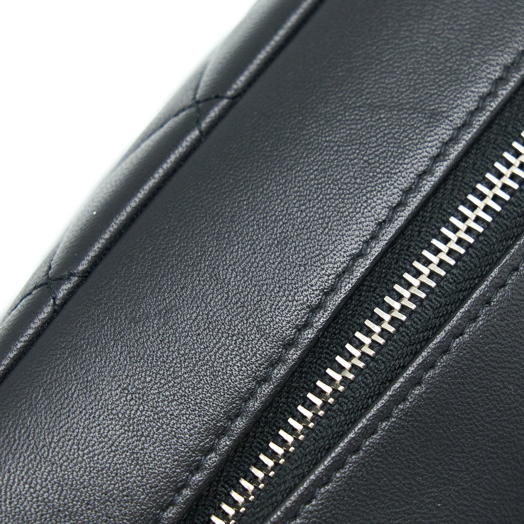 CHANEL CAMERA CLUTCH LAMBSKIN BLACK SHW