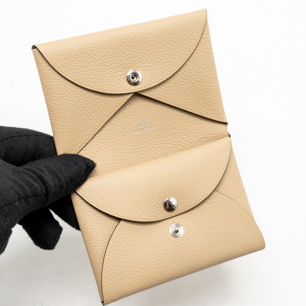HERMES PORTEFEUILLE CALVI DUO COMPACT EVERCOLOR TRENCH SHW
