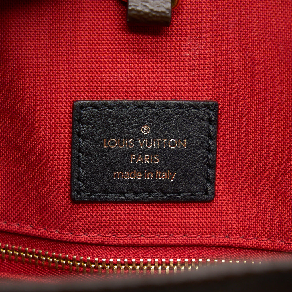 LOUIS VUITTON ON THE GO GM MONOGRAM REVERSE CANVAS GHW