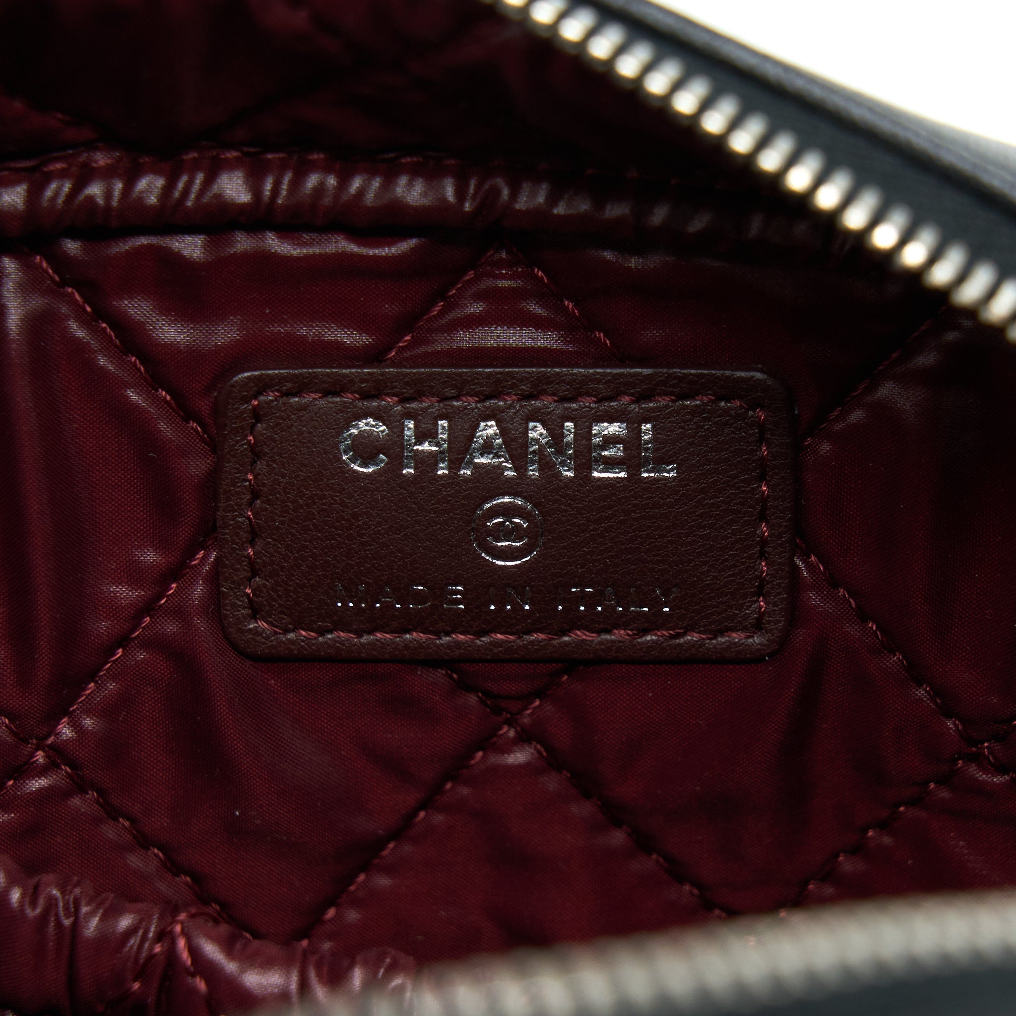 CHANEL CAMERA CLUTCH LAMBSKIN BLACK SHW