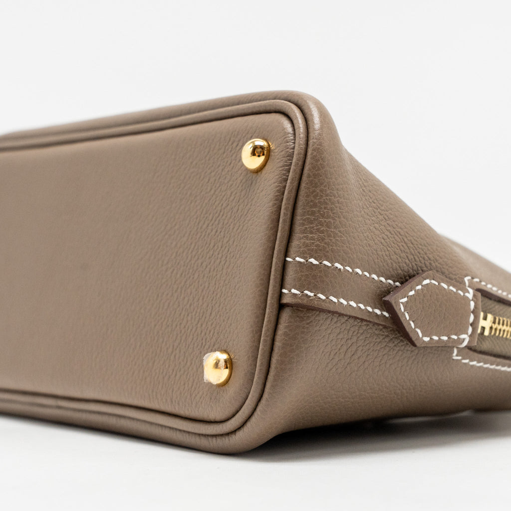 HERMES MINI BOLIDE EVERCOLOR ETOUPE GHW
