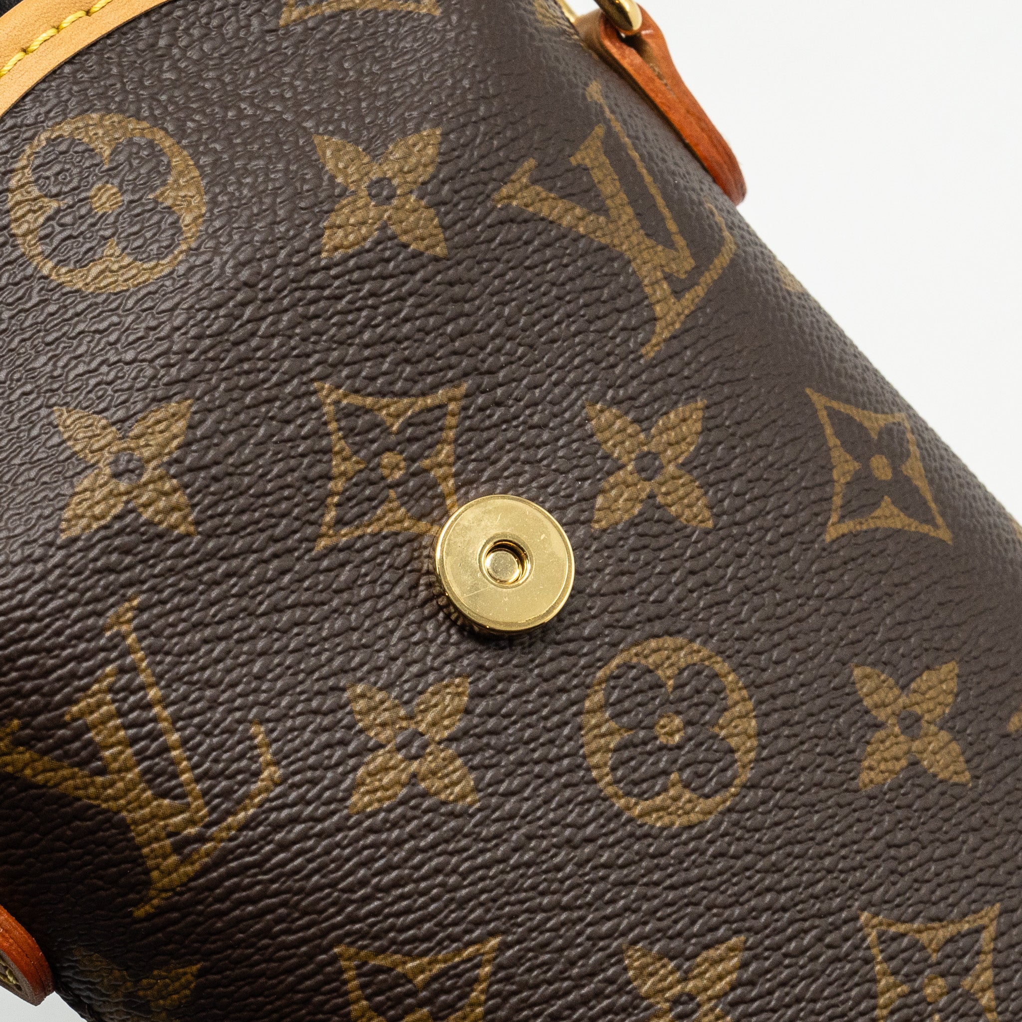 LOUIS VUITTON FOLD ME POUCH MONOGRAM CANVAS GHW