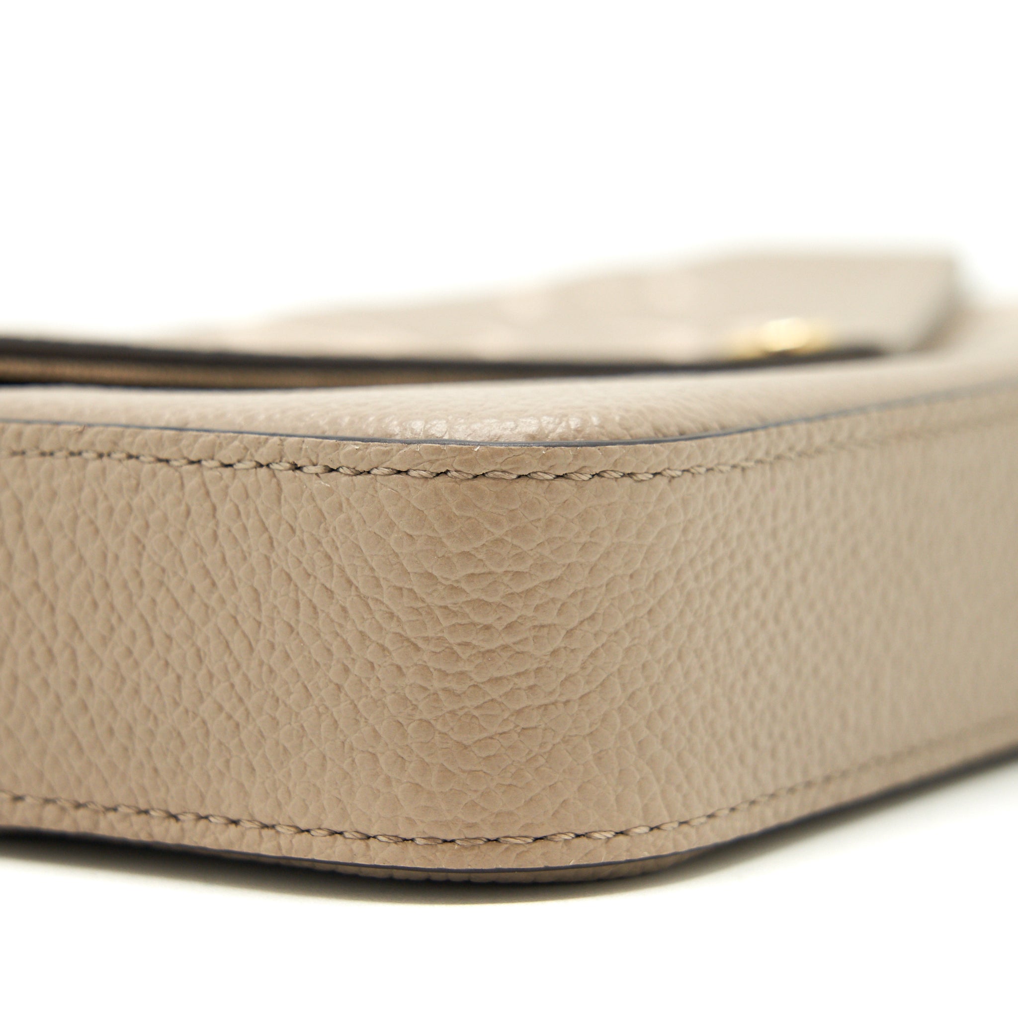 LOUIS VUITTON FELICIE POCHETTE TOURTERELLE/CREME GHW