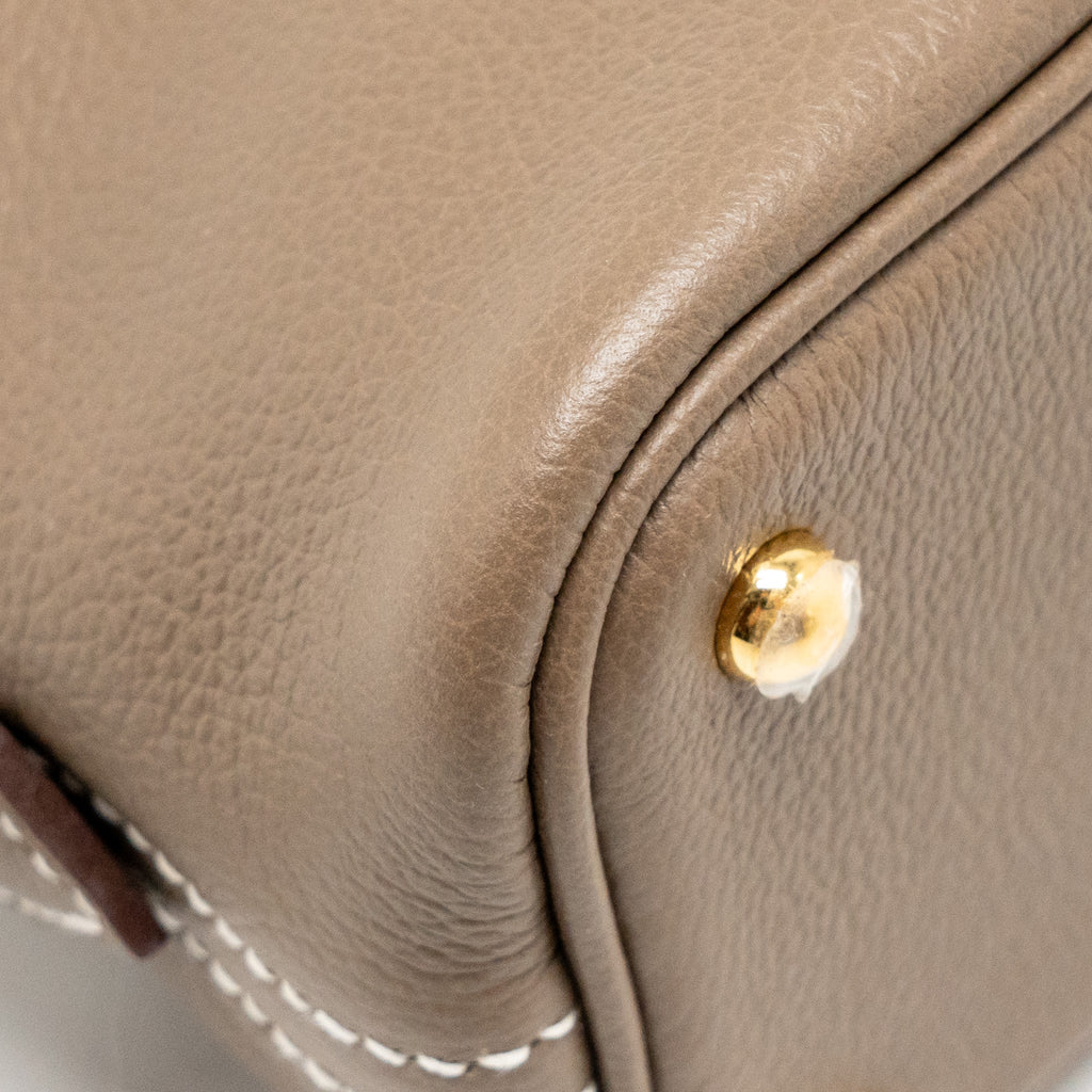 HERMES MINI BOLIDE EVERCOLOR ETOUPE GHW