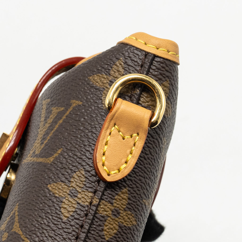 LOUIS VUITTON FOLD ME POUCH MONOGRAM CANVAS GHW